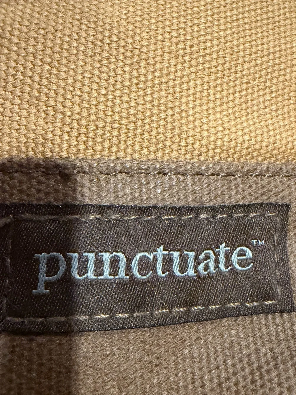 Pacsafe Tan and Brown Canvas Messenger Bag